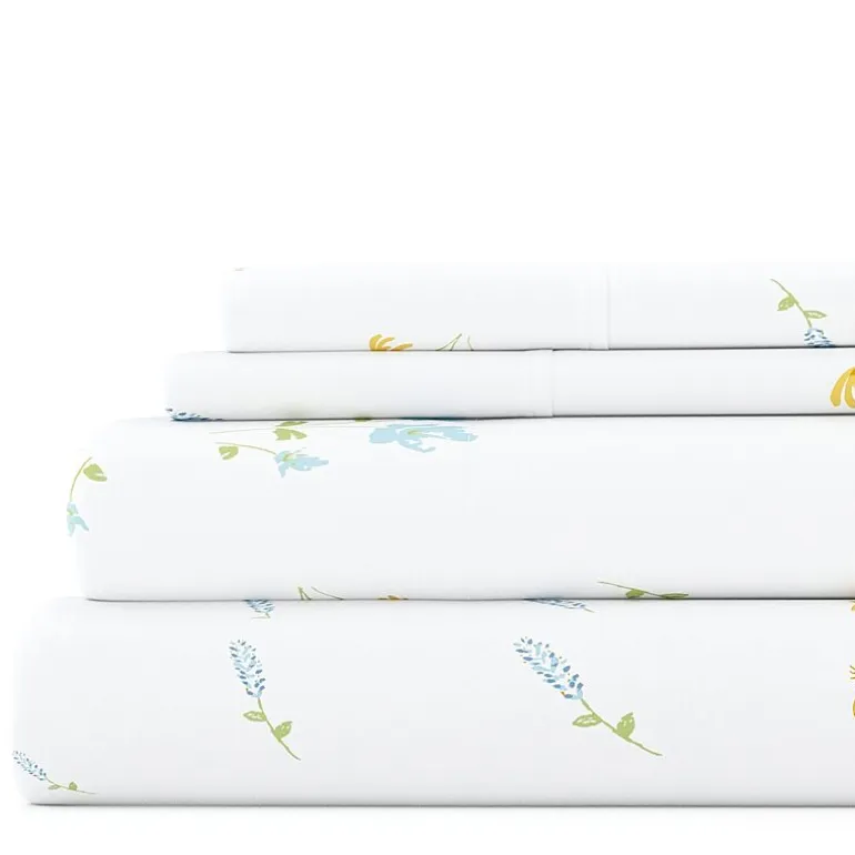 Casual Comfort™ Premium Ultra Soft Microfiber Floral Sheet Sets