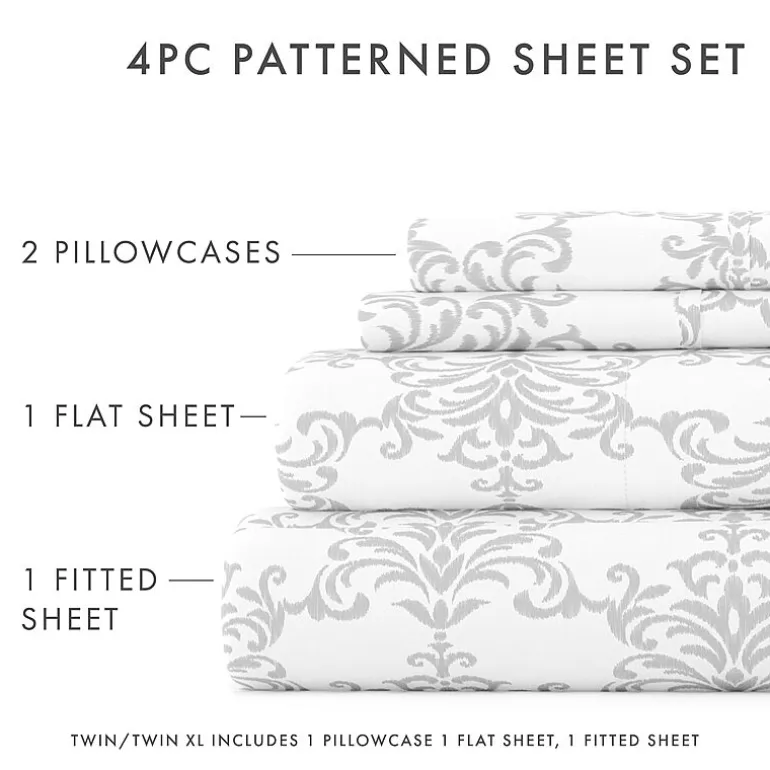 Casual Comfort™ Premium Ultra Soft Microfiber Floral Sheet Sets