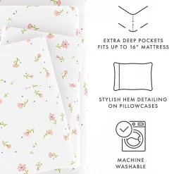 Casual Comfort™ Premium Ultra Soft Floral Pattern Sheet Set