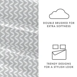Casual Comfort™ Premium Ultra Soft Puffed Chevron Pattern Sheet Set