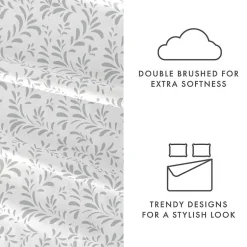 Casual Comfort Premium Ultra Burst of Vines Pattern 4 Piece Bed Sheet Set
