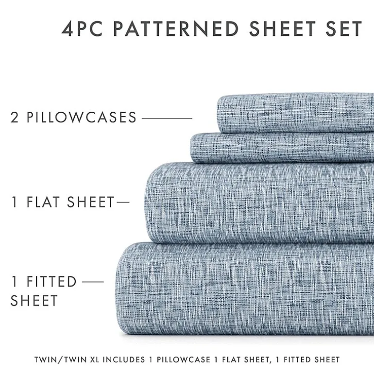 Casual Comfort™ Premium Ultra Soft Microfiber Chambray Sheet Sets