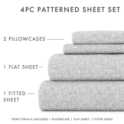 Casual Comfort™ Premium Ultra Soft Microfiber Chambray Sheet Sets