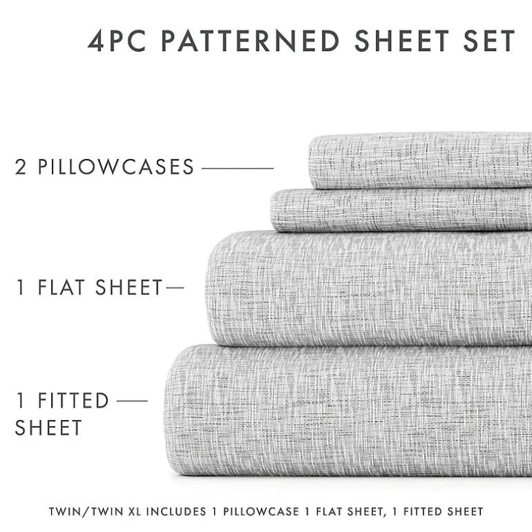 Casual Comfort™ Premium Ultra Soft Microfiber Chambray Sheet Sets
