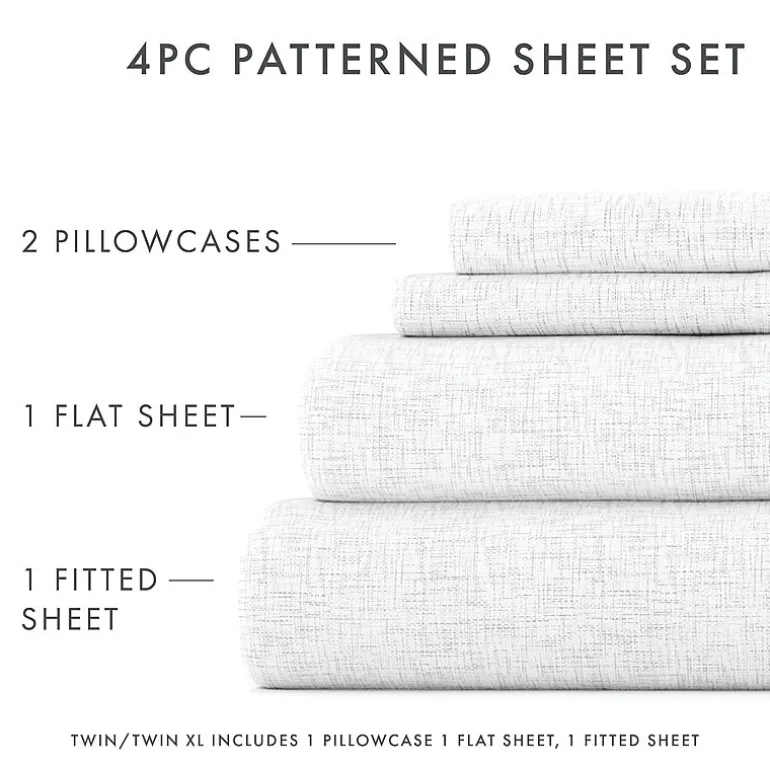 Casual Comfort™ Premium Ultra Soft Microfiber Chambray Sheet Sets
