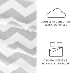 Casual Comfort™ Premium Ultra Soft Arrow Pattern Microfiber Wrinkle Free Sheet Set