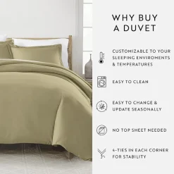 Casual Comfort Premium Ultra Soft Duvet Cover Set