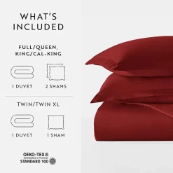 Casual Comfort Premium Ultra Soft Duvet Cover Set