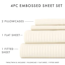 Casual Comfort™ Premium Ultra Soft Dobby Stripe Sheet Set