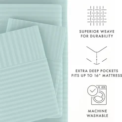 Casual Comfort™ Premium Ultra Soft Dobby Stripe Sheet Set