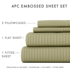 Casual Comfort™ Premium Ultra Soft Dobby Stripe Sheet Set