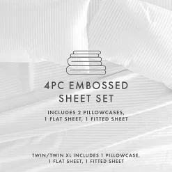 Casual Comfort™ Premium Ultra Soft Dobby Stripe Sheet Set