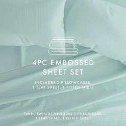 Casual Comfort™ Premium Ultra Soft Dobby Stripe Sheet Set