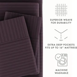 Casual Comfort™ Premium Ultra Soft Dobby Stripe Sheet Set