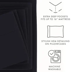 Casual Comfort™ Premium Ultra Soft Microfiber Wrinkle Free 6 Piece Sheet Set