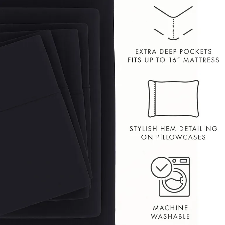Casual Comfort™ Premium Ultra Soft Microfiber Wrinkle Free 6 Piece Sheet Set