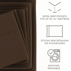 Casual Comfort™ Premium Ultra Soft Microfiber Wrinkle Free 6 Piece Sheet Set