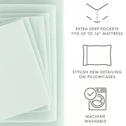 Casual Comfort™ Premium Ultra Soft Microfiber Wrinkle Free 6 Piece Sheet Set