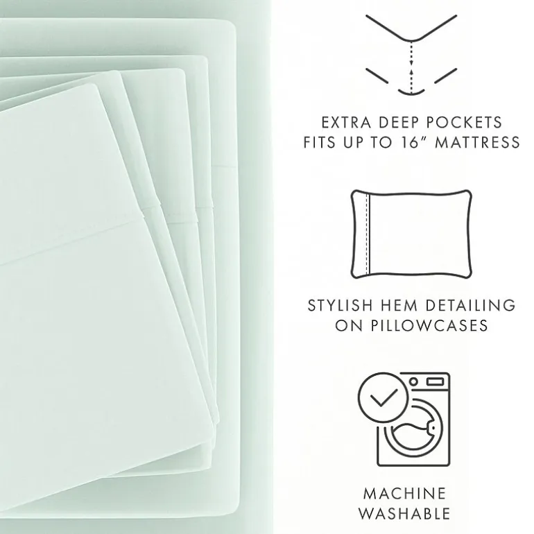 Casual Comfort™ Premium Ultra Soft Microfiber Wrinkle Free 6 Piece Sheet Set