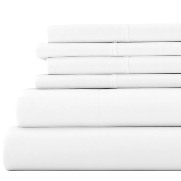 Casual Comfort™ Premium Ultra Soft Microfiber Wrinkle Free 6 Piece Sheet Set