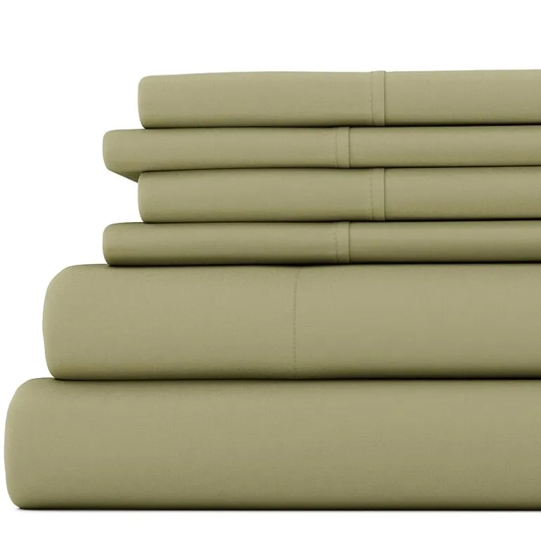 Casual Comfort™ Premium Ultra Soft Microfiber Wrinkle Free 6 Piece Sheet Set