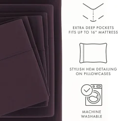 Casual Comfort™ Premium Ultra Soft Microfiber Wrinkle Free 6 Piece Sheet Set