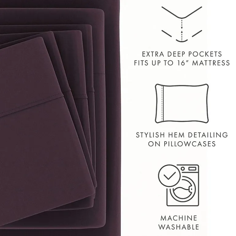 Casual Comfort™ Premium Ultra Soft Microfiber Wrinkle Free 6 Piece Sheet Set