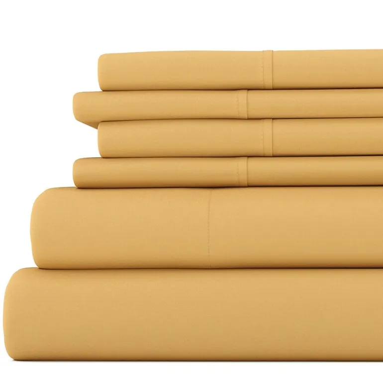 Casual Comfort™ Premium Ultra Soft Microfiber Wrinkle Free 6 Piece Sheet Set
