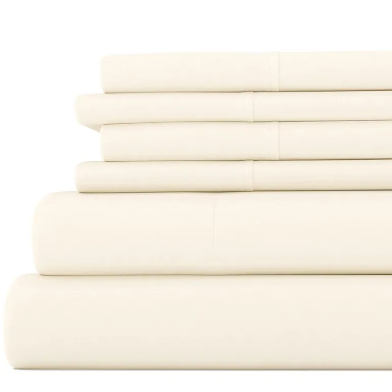 Casual Comfort™ Premium Ultra Soft Microfiber Wrinkle Free 6 Piece Sheet Set
