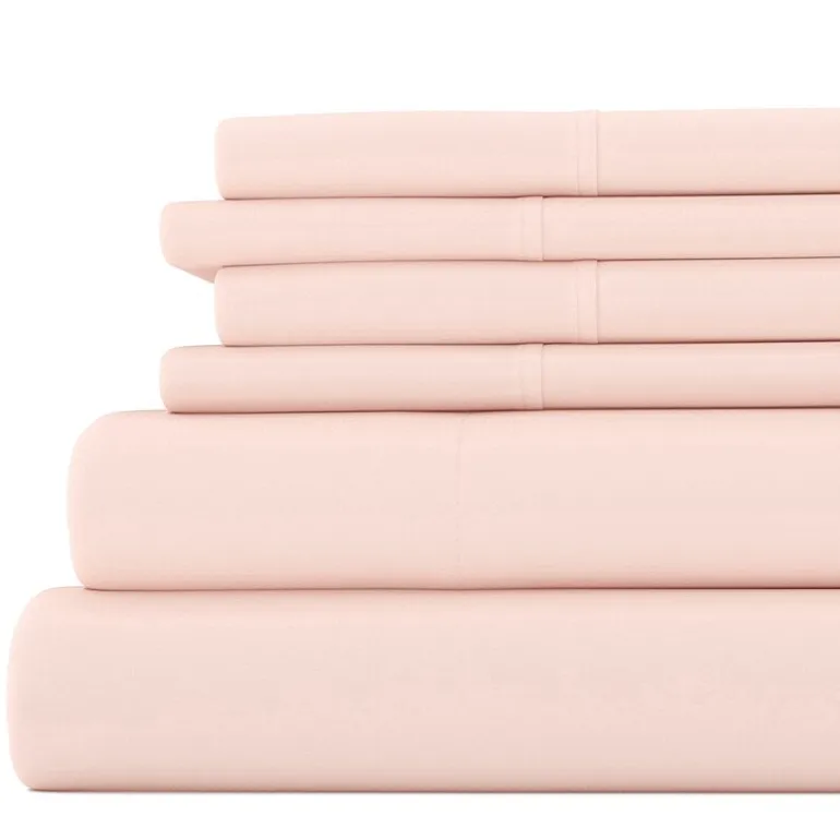 Casual Comfort™ Premium Ultra Soft Microfiber Wrinkle Free 6 Piece Sheet Set