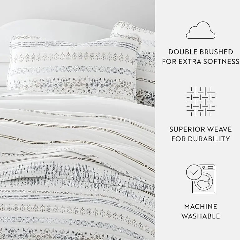 Casual Comfort Reversible Quilt Set