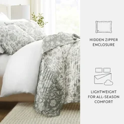 Casual Comfort Reversible Quilt Set