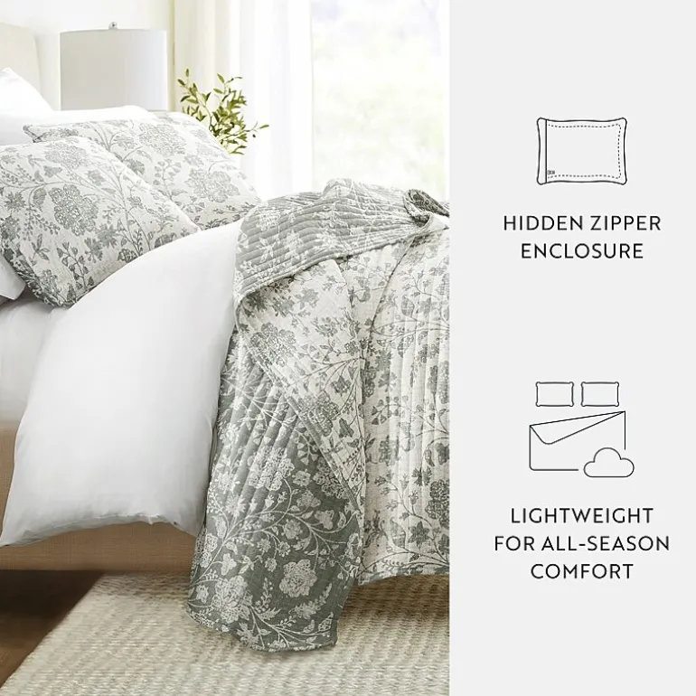 Casual Comfort Reversible Quilt Set