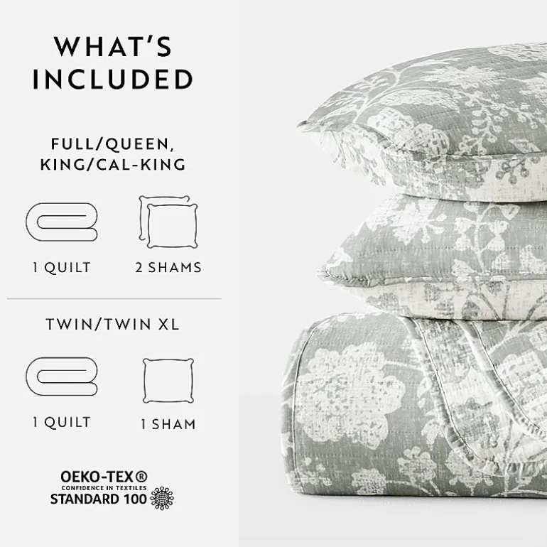 Casual Comfort Reversible Quilt Set