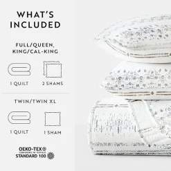 Casual Comfort Reversible Quilt Set