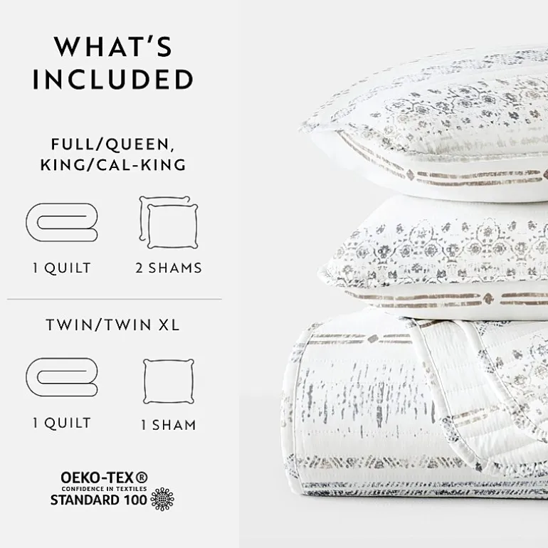 Casual Comfort Reversible Quilt Set