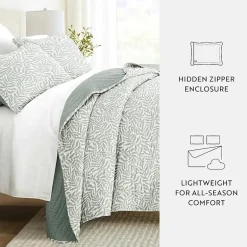 Casual Comfort Reversible Quilt Set