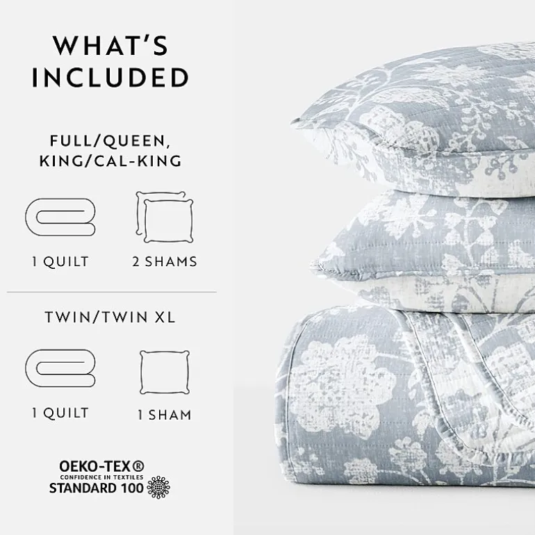 Casual Comfort Reversible Quilt Set