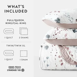Casual Comfort Reversible Quilt Set