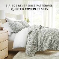 Casual Comfort Reversible Quilt Set