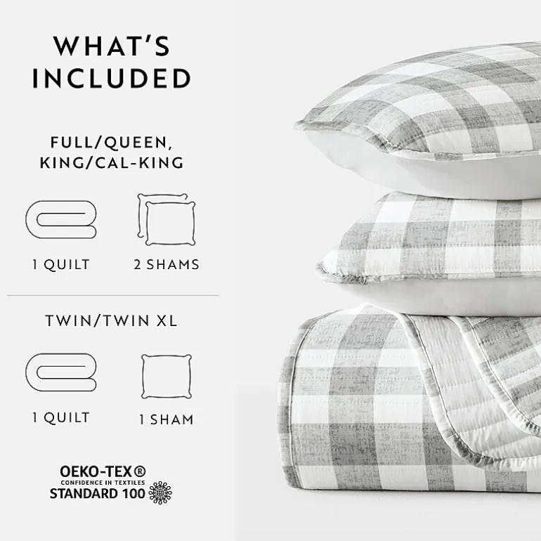 Casual Comfort Reversible Quilt Set