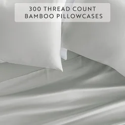 Casual Comfort Sateen Weave Rayon From Bamboo Temperature Regulating Pillowcase