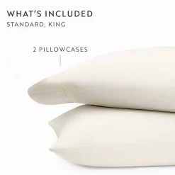 Casual Comfort Sateen Weave Rayon From Bamboo Temperature Regulating Pillowcase
