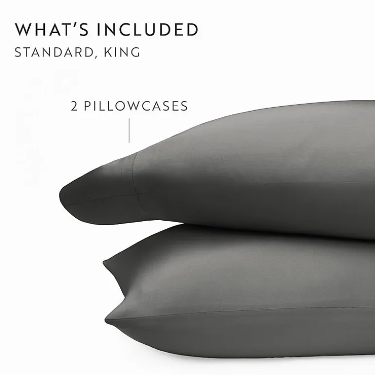Casual Comfort Sateen Weave Rayon From Bamboo Temperature Regulating Pillowcase