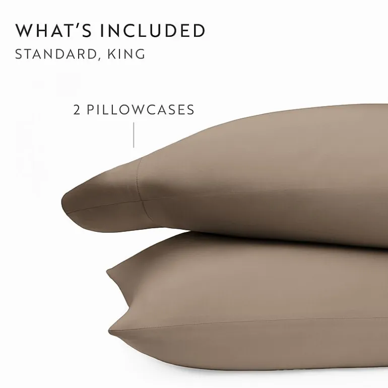 Casual Comfort Sateen Weave Rayon From Bamboo Temperature Regulating Pillowcase