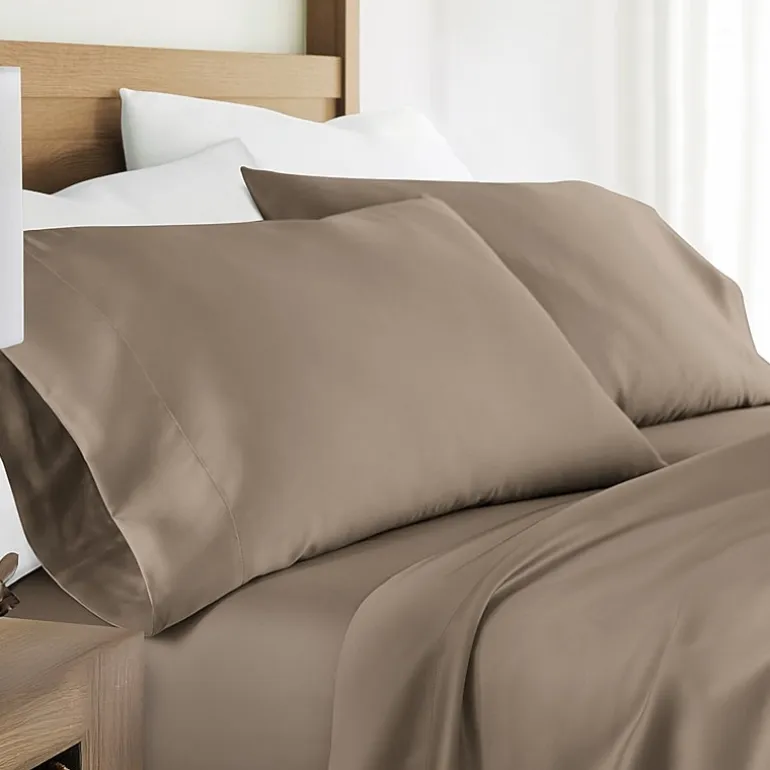 Casual Comfort Sateen Weave Rayon From Bamboo Temperature Regulating Pillowcase