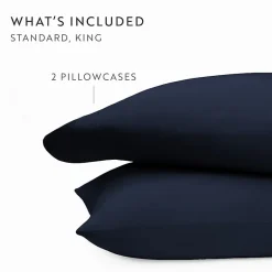 Casual Comfort Sateen Weave Rayon From Bamboo Temperature Regulating Pillowcase