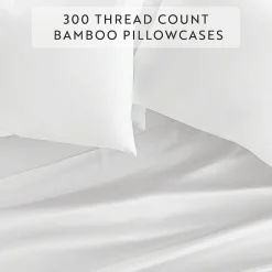 Casual Comfort Sateen Weave Rayon From Bamboo Temperature Regulating Pillowcase