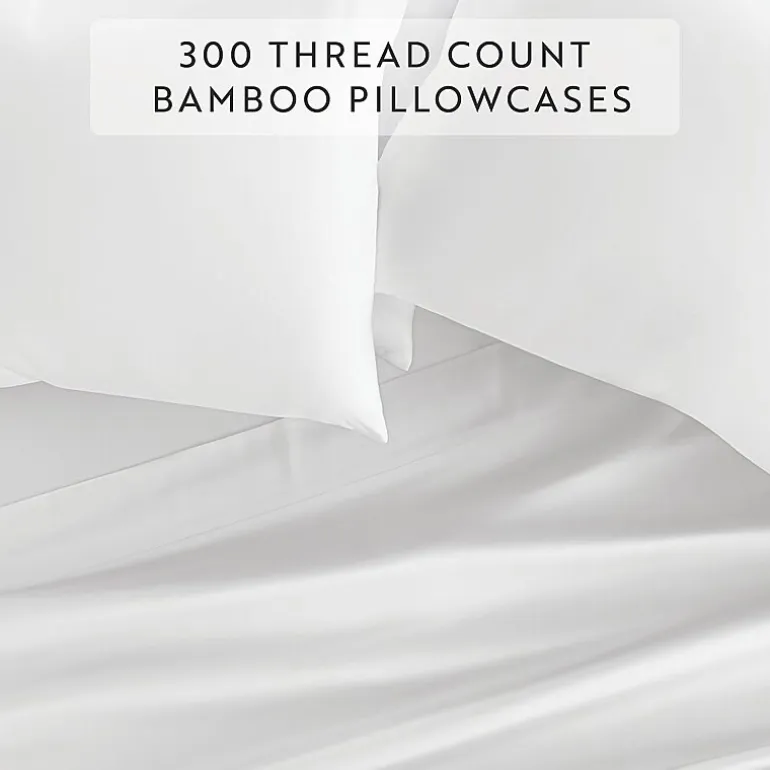Casual Comfort Sateen Weave Rayon From Bamboo Temperature Regulating Pillowcase
