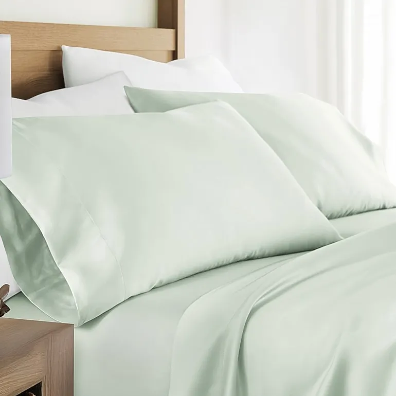 Casual Comfort Sateen Weave Rayon From Bamboo Temperature Regulating Pillowcase